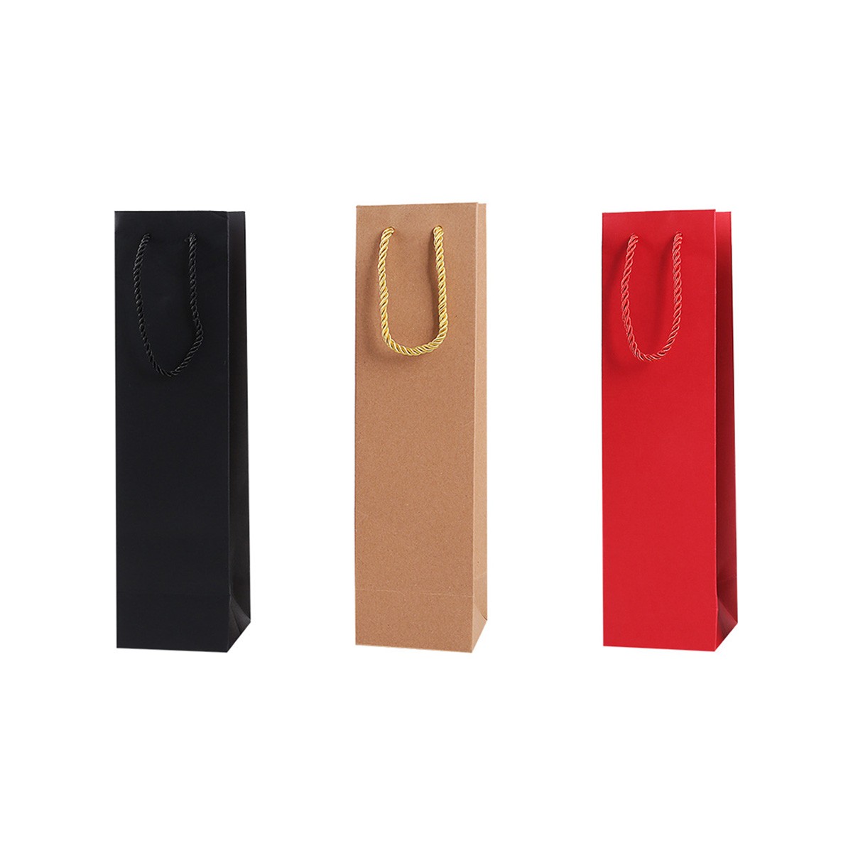 Reusable Kraft Wine Carrier Bag