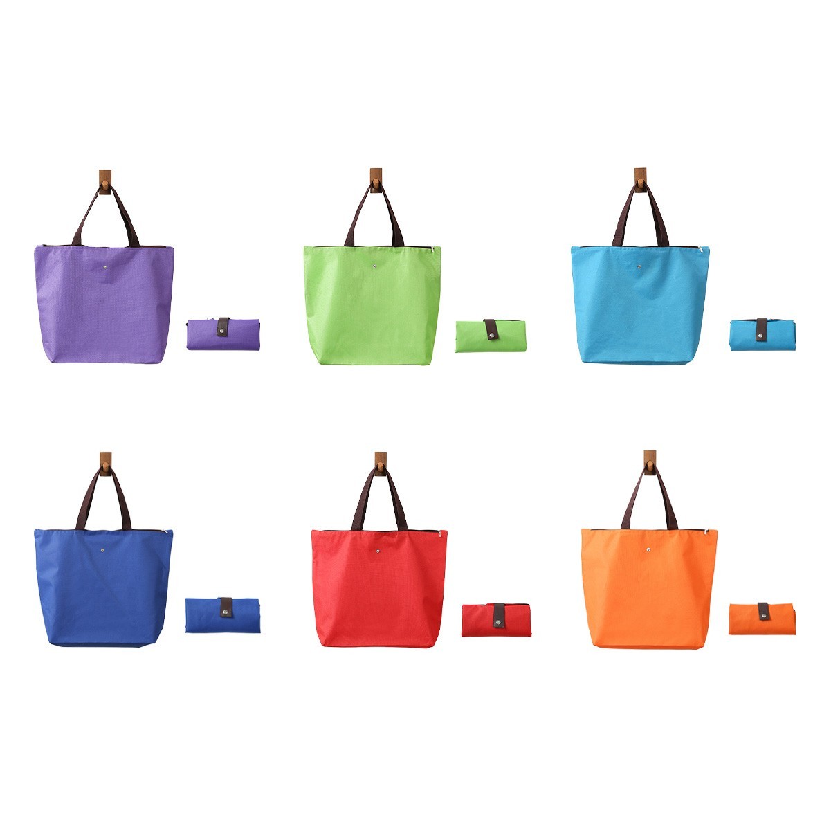 Compact Foldable Grocery Tote Bag