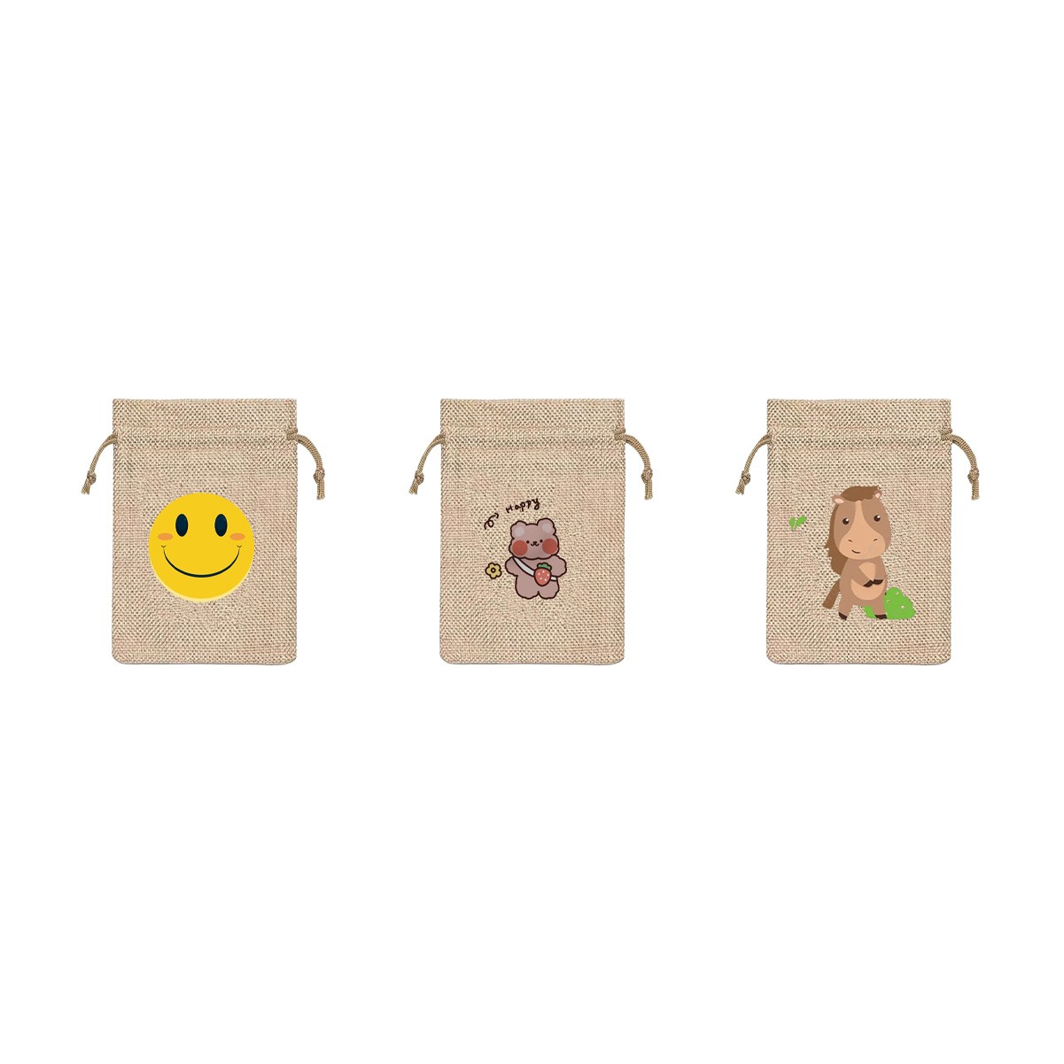 Jute Drawstring Bag