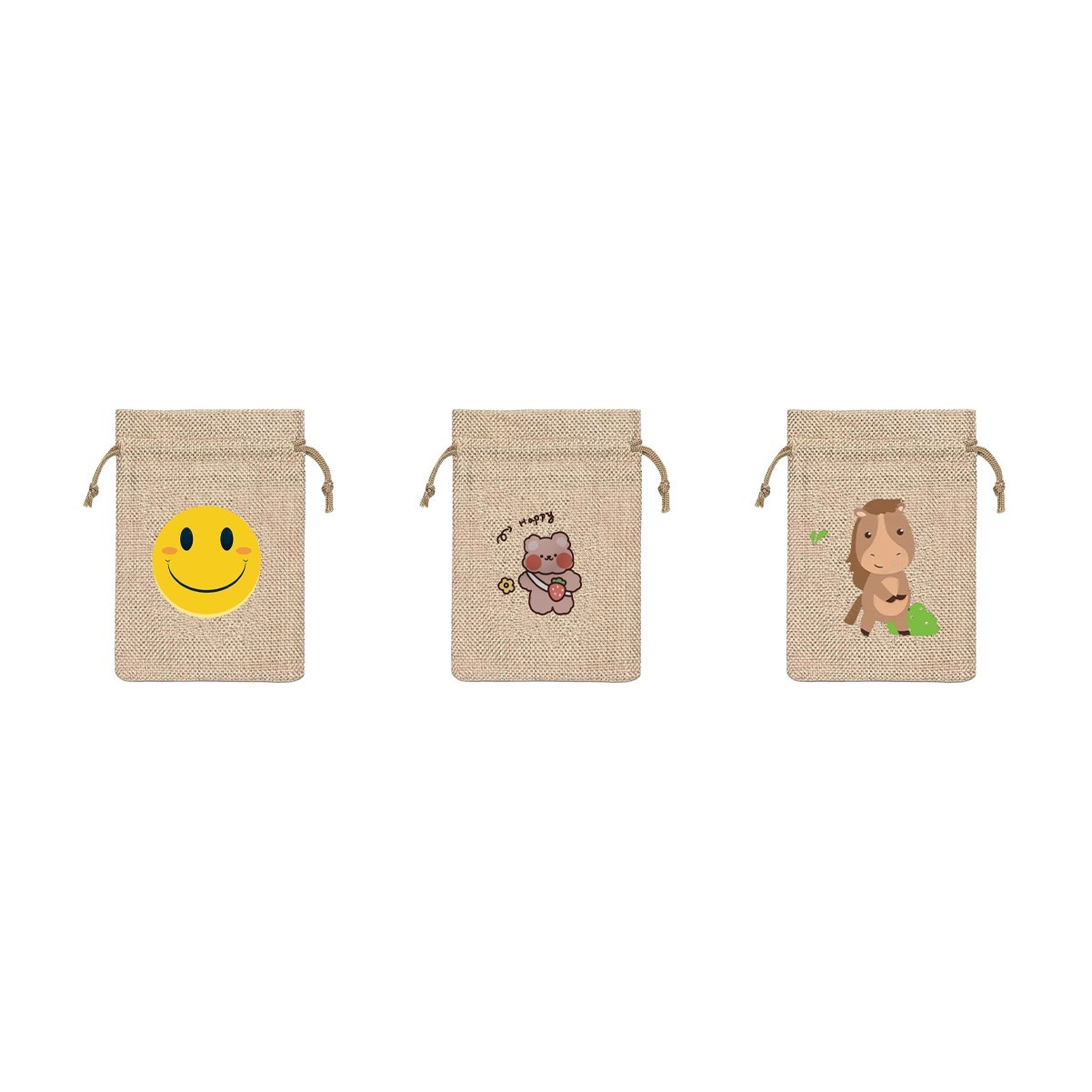 Jute Drawstring Bag