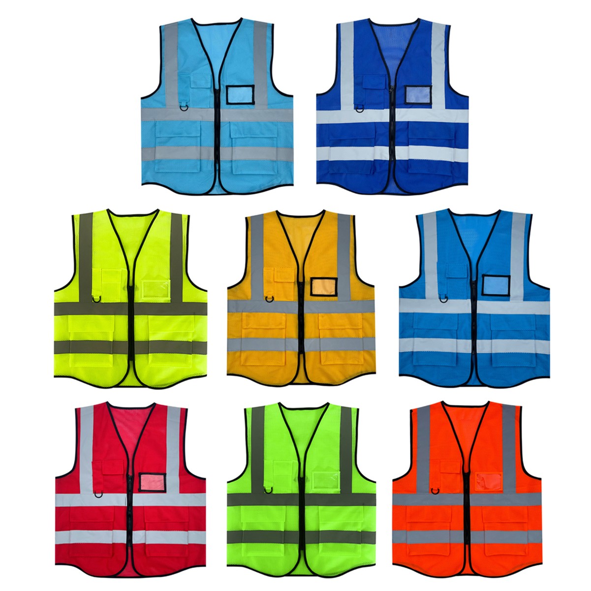 Safety Vest with Reflective Strips