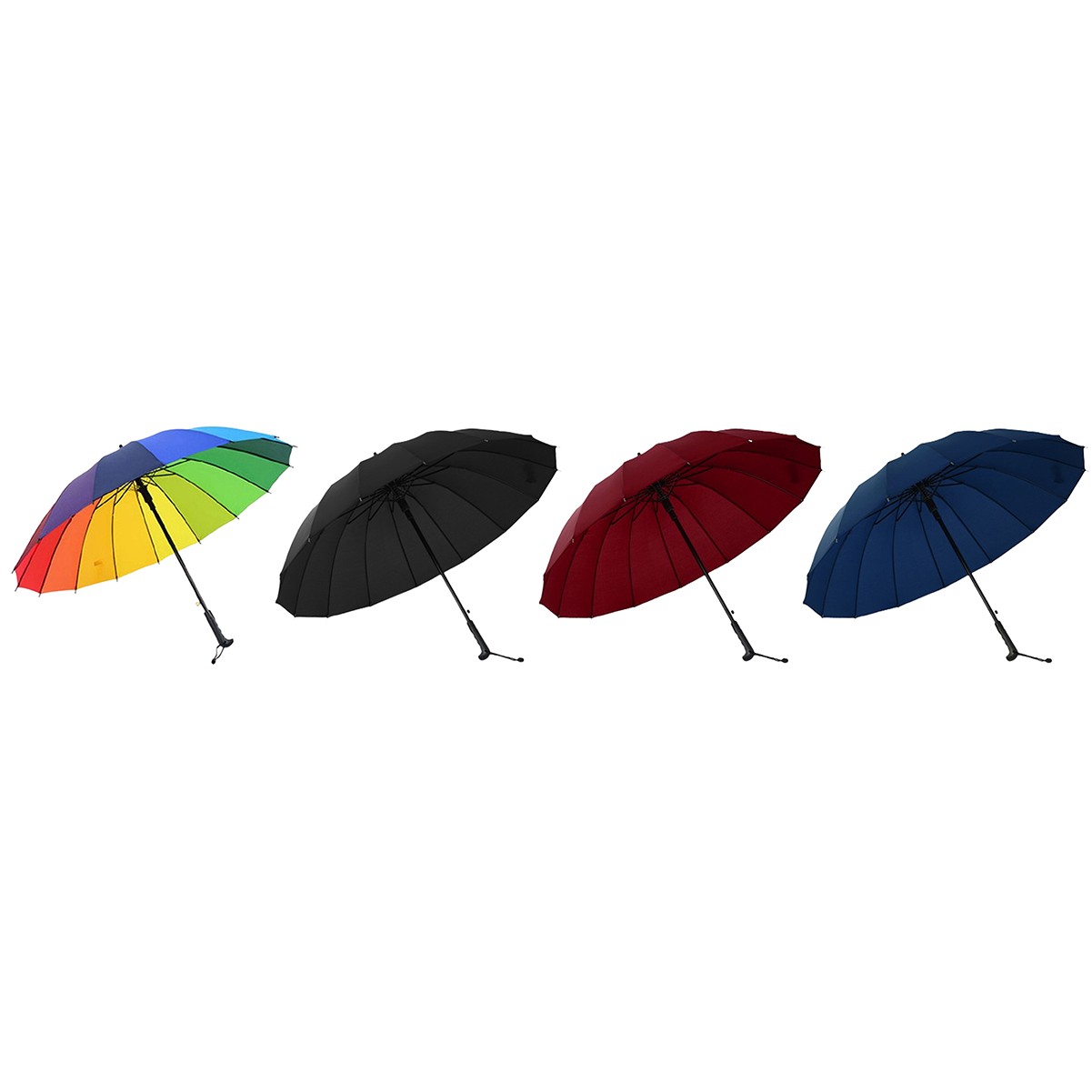 Ultra-Compact Travel Umbrella with Fiberglass Frame