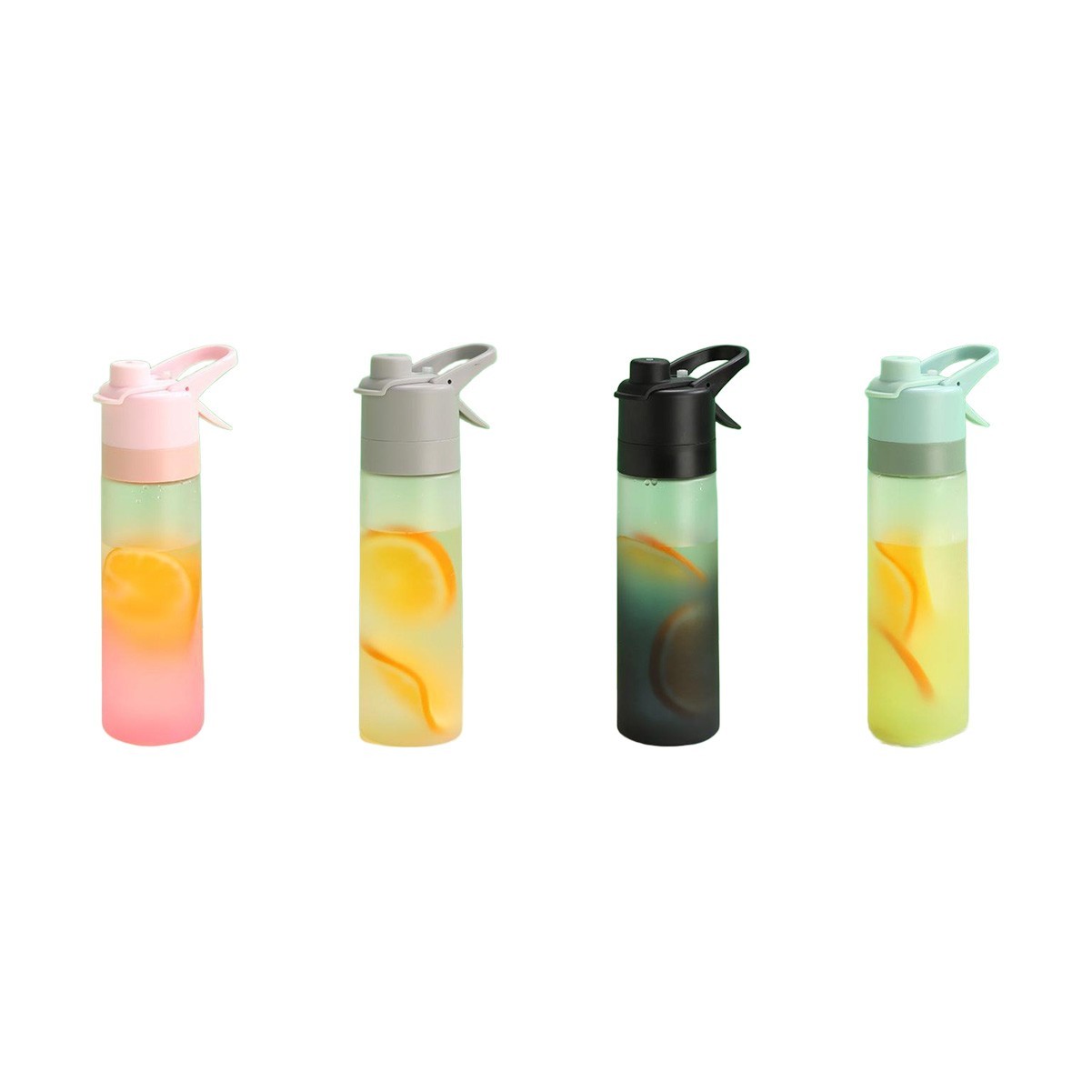 22 oz Frosted Spray Water Bottle