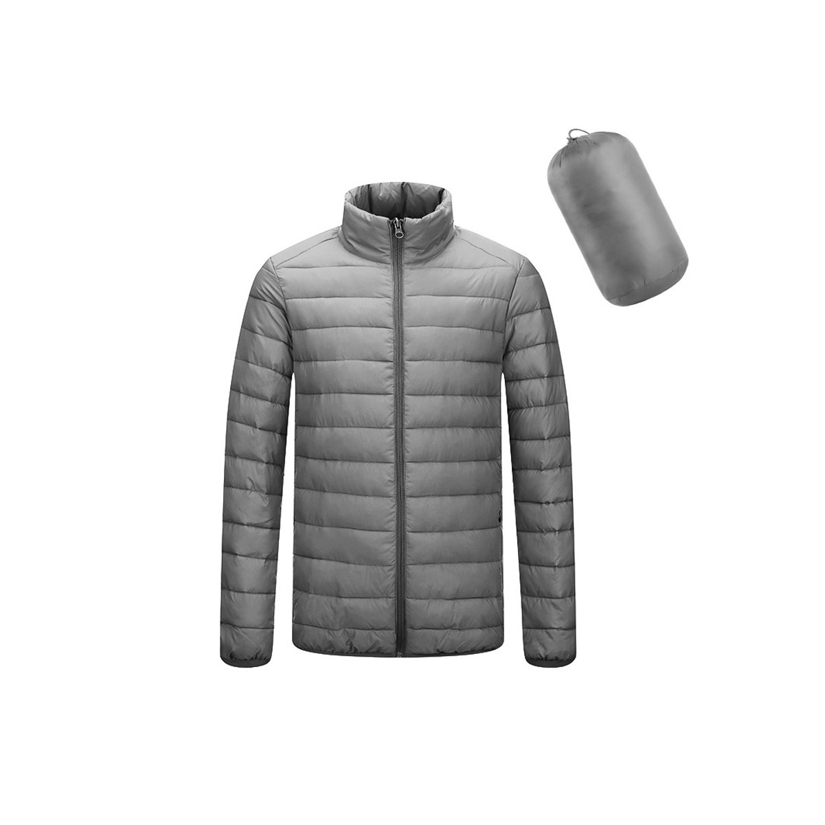 Folding Puffer Jacket with Storage Bag