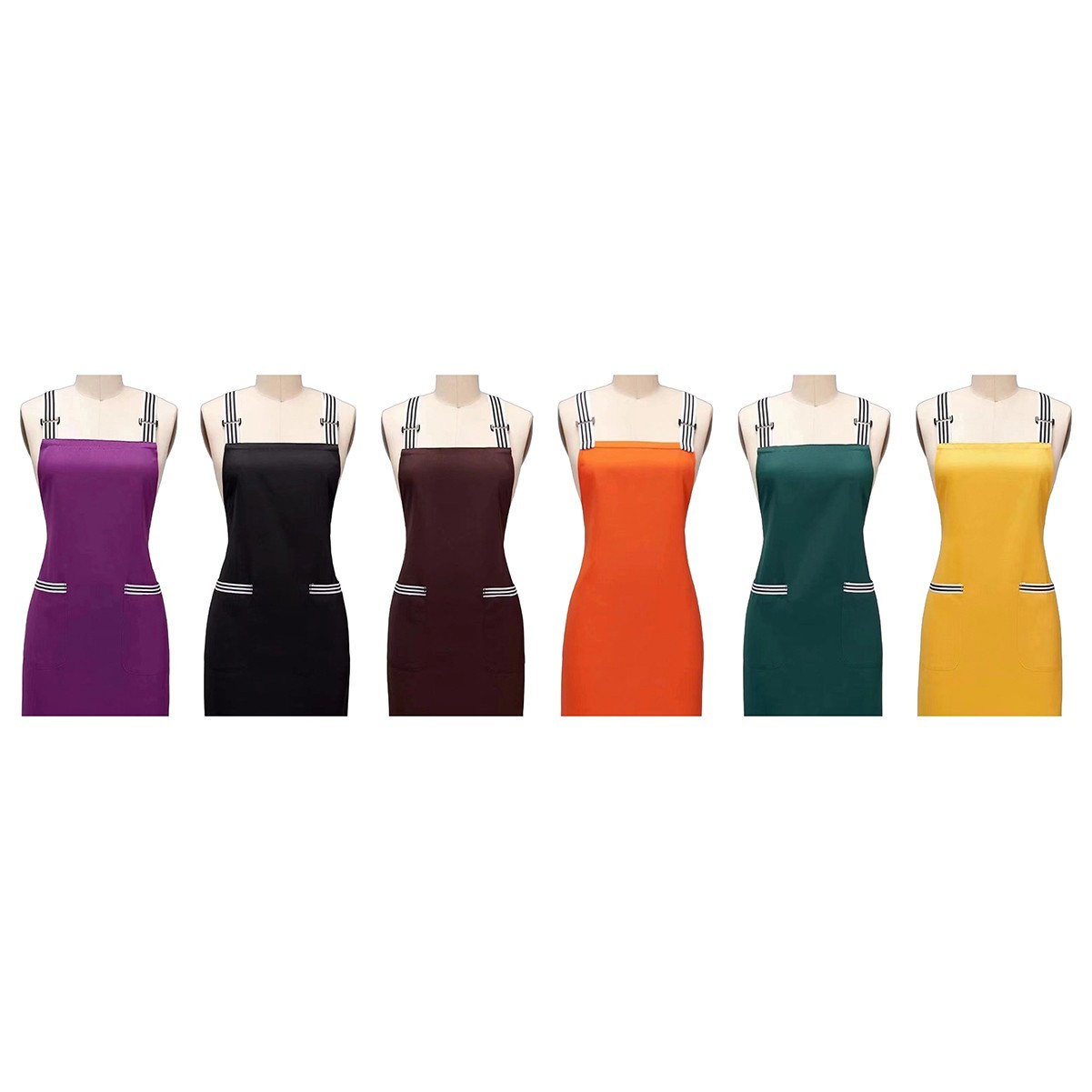 Colorful Culinary Pocket Apron