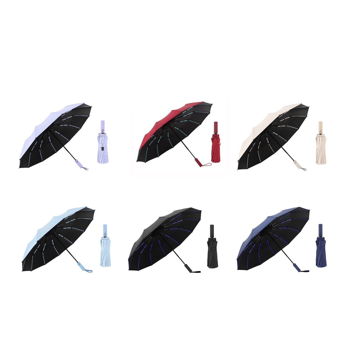 Reinforced 60 Rib Umbrella
