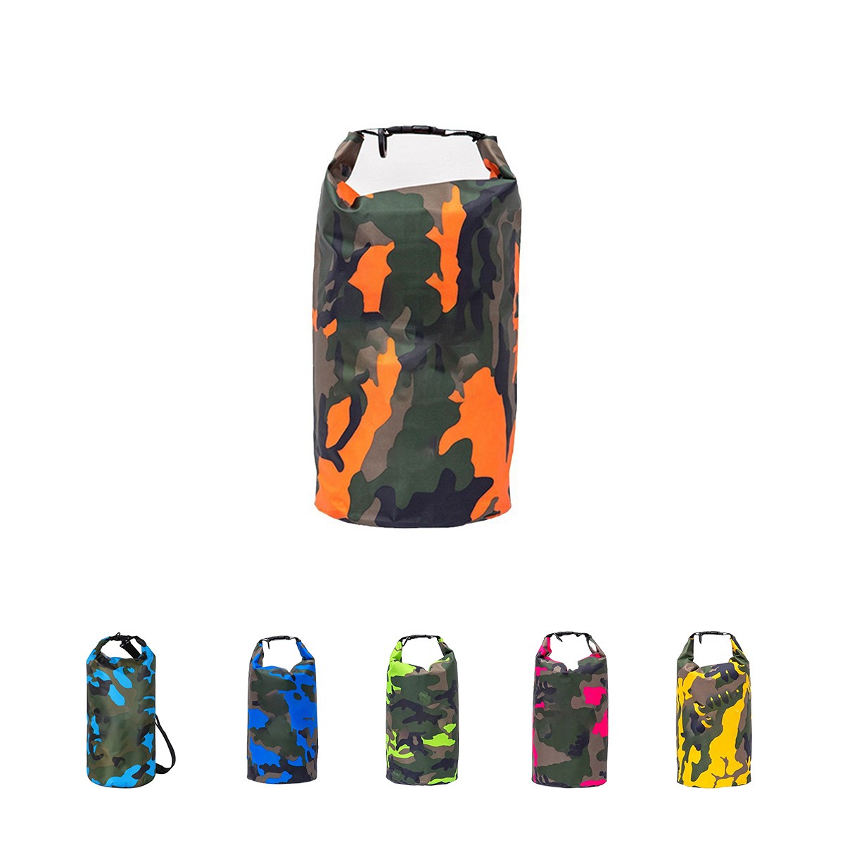 Camouflage Water Resistant PVC Mesh Backpack with Adjustable Strap