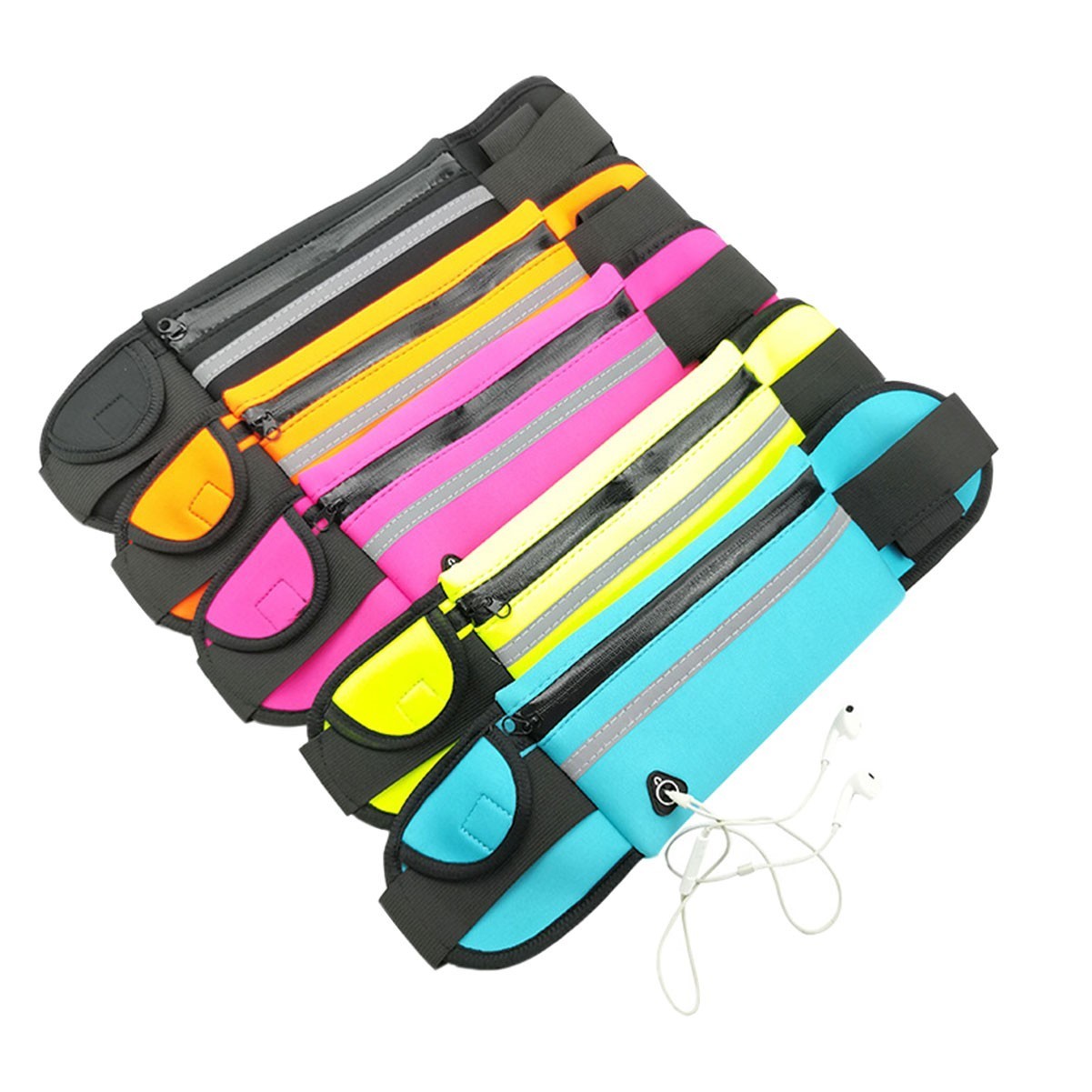 Outdoor Sports Fanny Pack w/ Water Bottle Holder