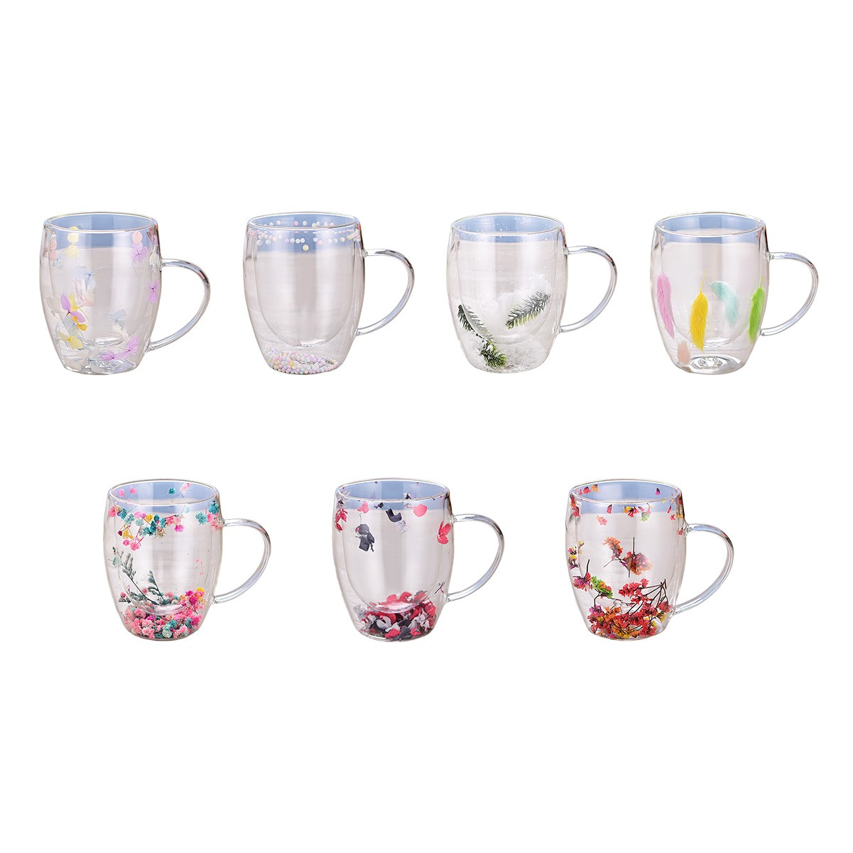 10oz Elegant Double-Walled Glass Coffee Mug