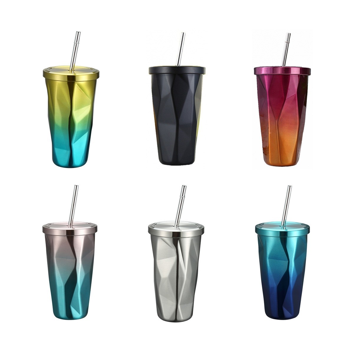 16OZ Stainless Steel Insulated Travel Tumbler