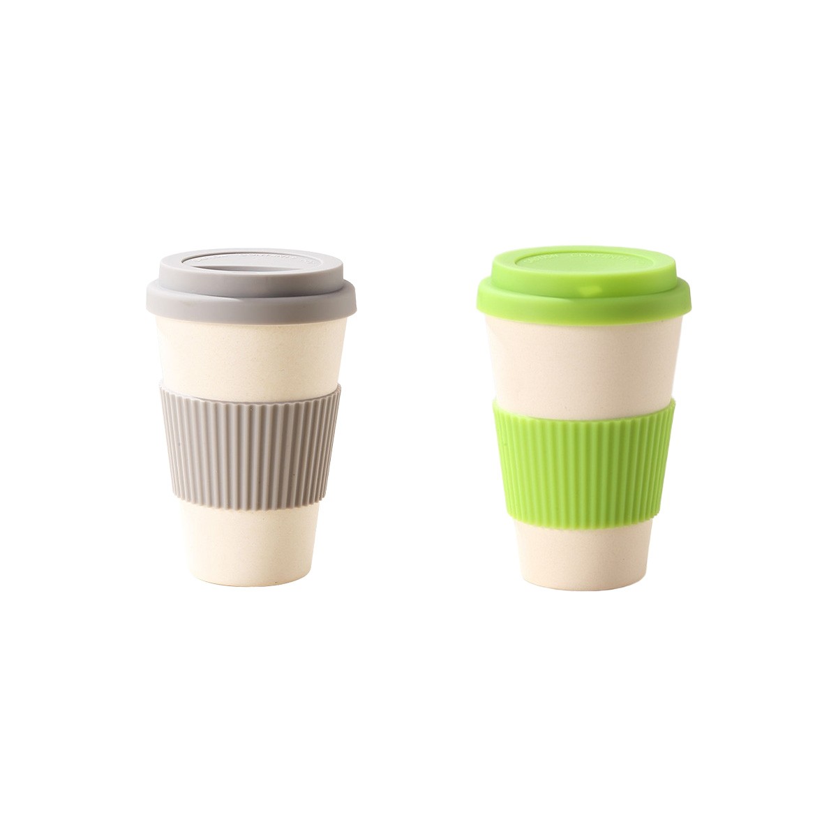 Eco-Friendly Bamboo Travel Cup with Drip-Proof Lid and Silicon Sleeve