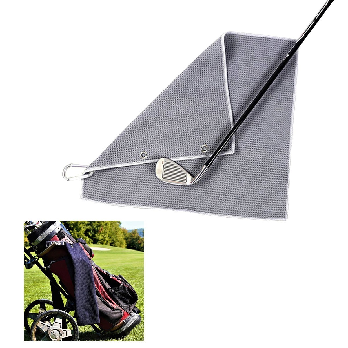 Tri-fold Golf Towel