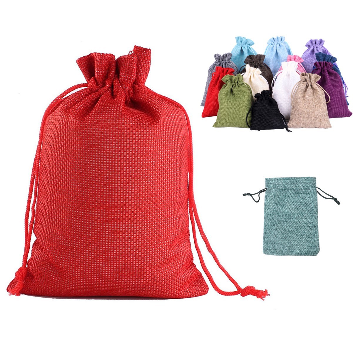 Linen Drawstring Bag