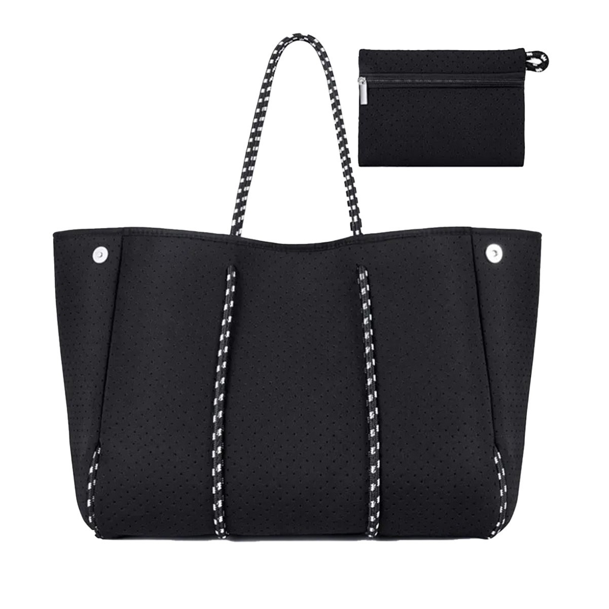Luxury Neoprene Beach Bag with Expandable Capacity