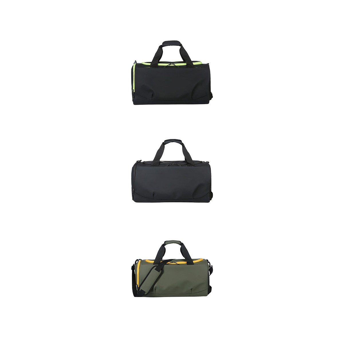 Sporty Polyester Weekend Duffel Bag