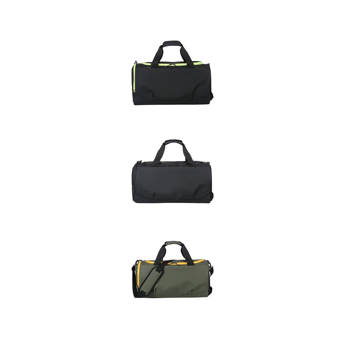 Sporty Polyester Weekend Duffel Bag