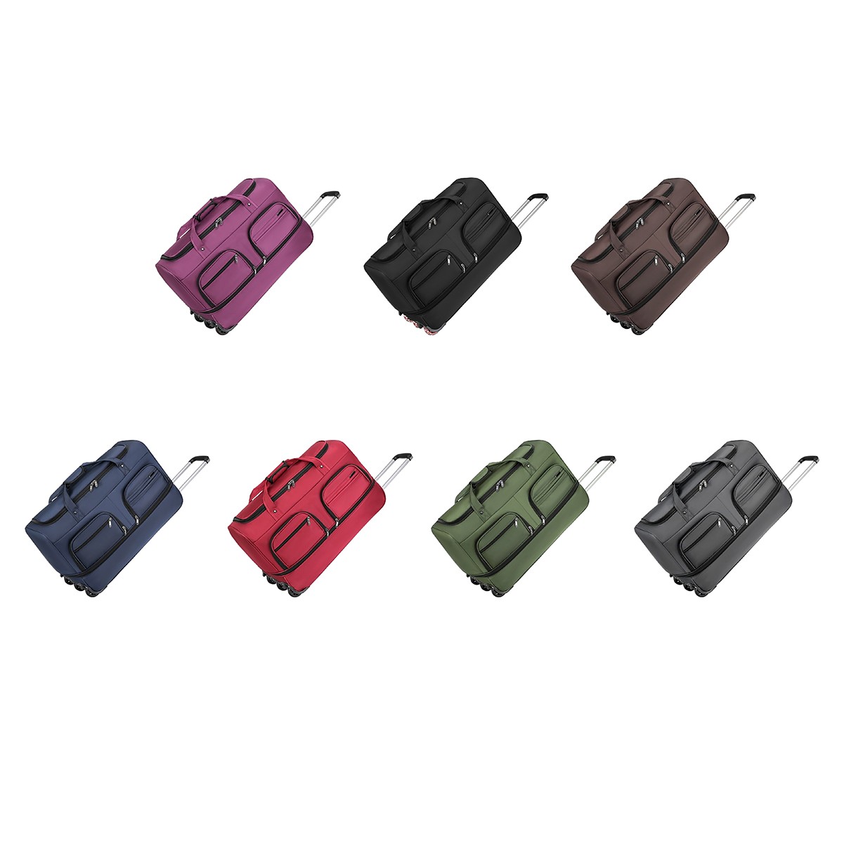 Wheeled Oxford Rolling Duffle Bag