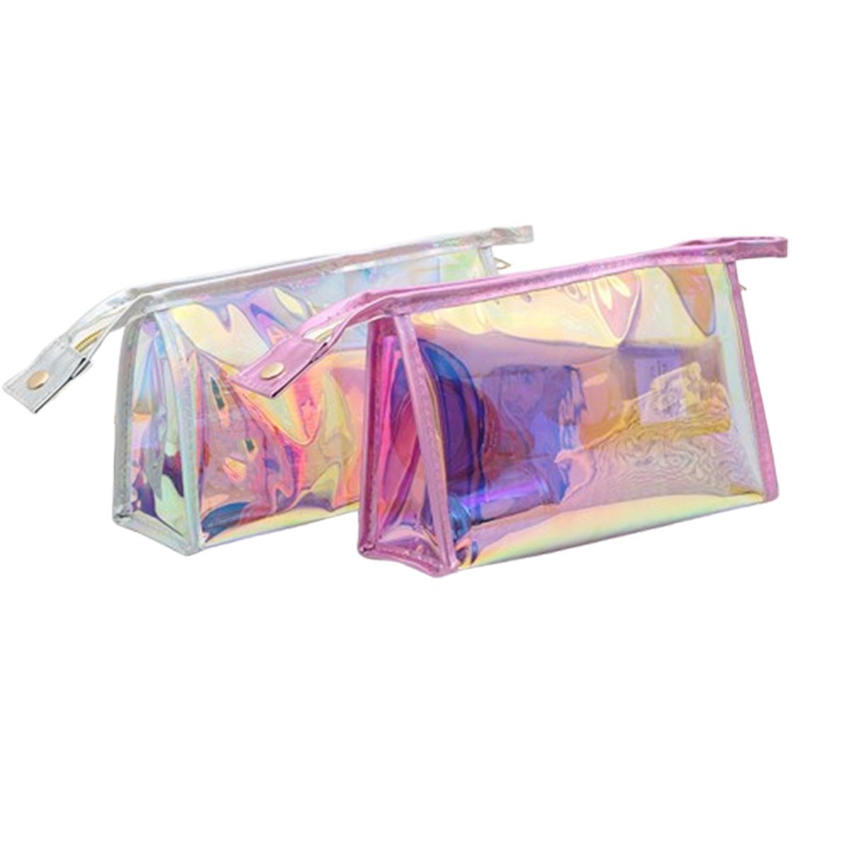 Color-Changing Transparent PVC Makeup Bag