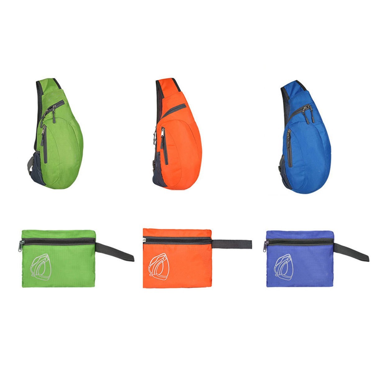 Nylon Crossbody Chest Bag