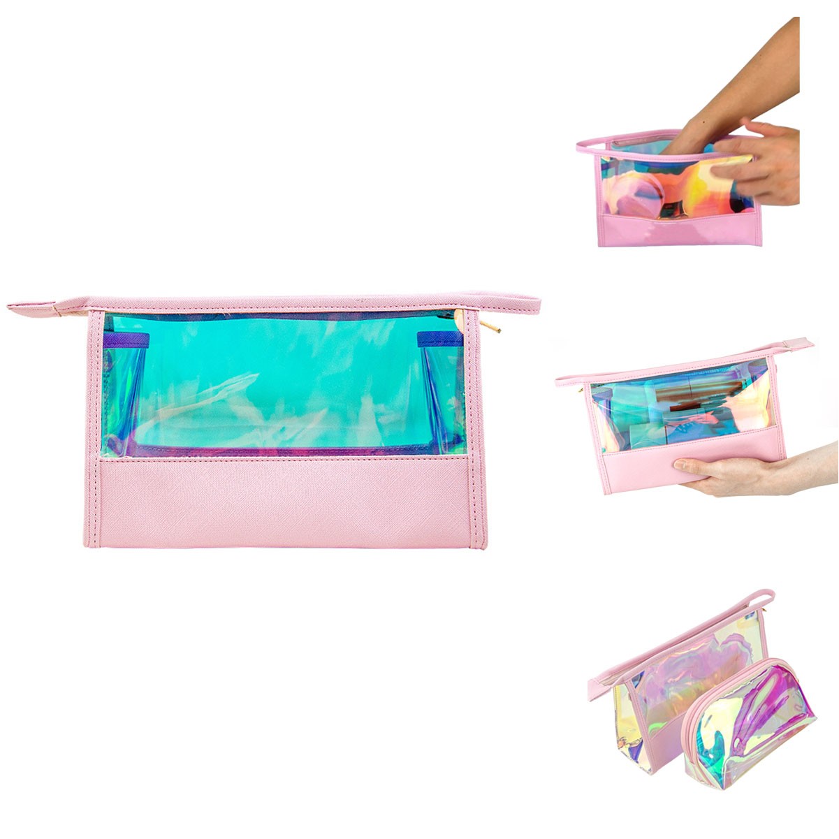 Holographic Makeup Bag