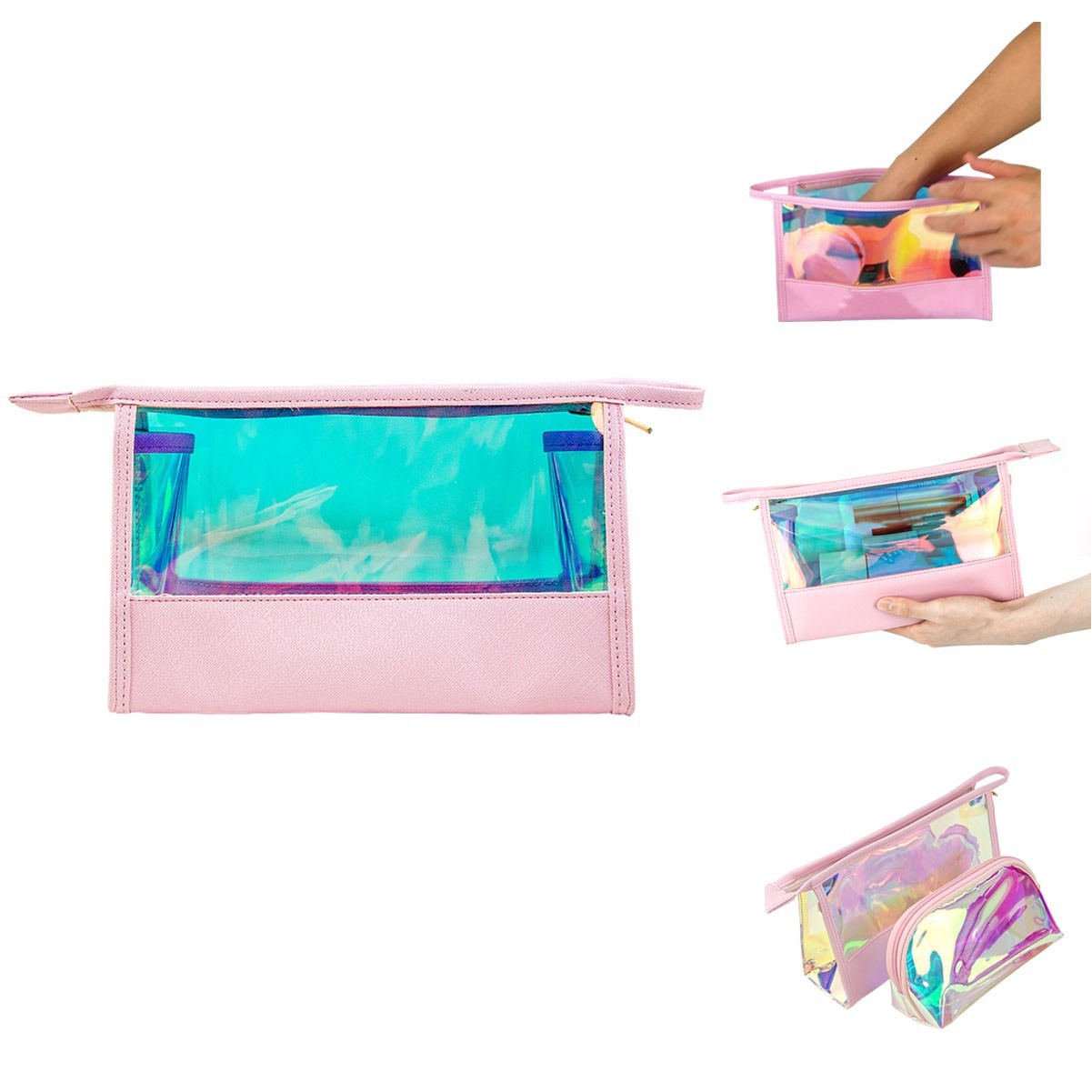 Holographic Makeup Bag