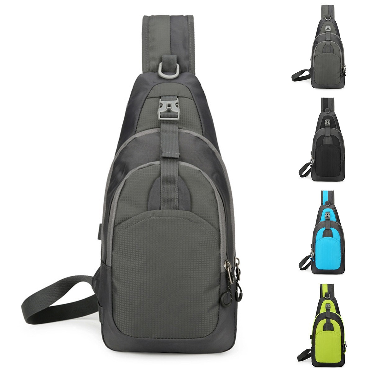 Chest Bag with Water Bottle Pouch