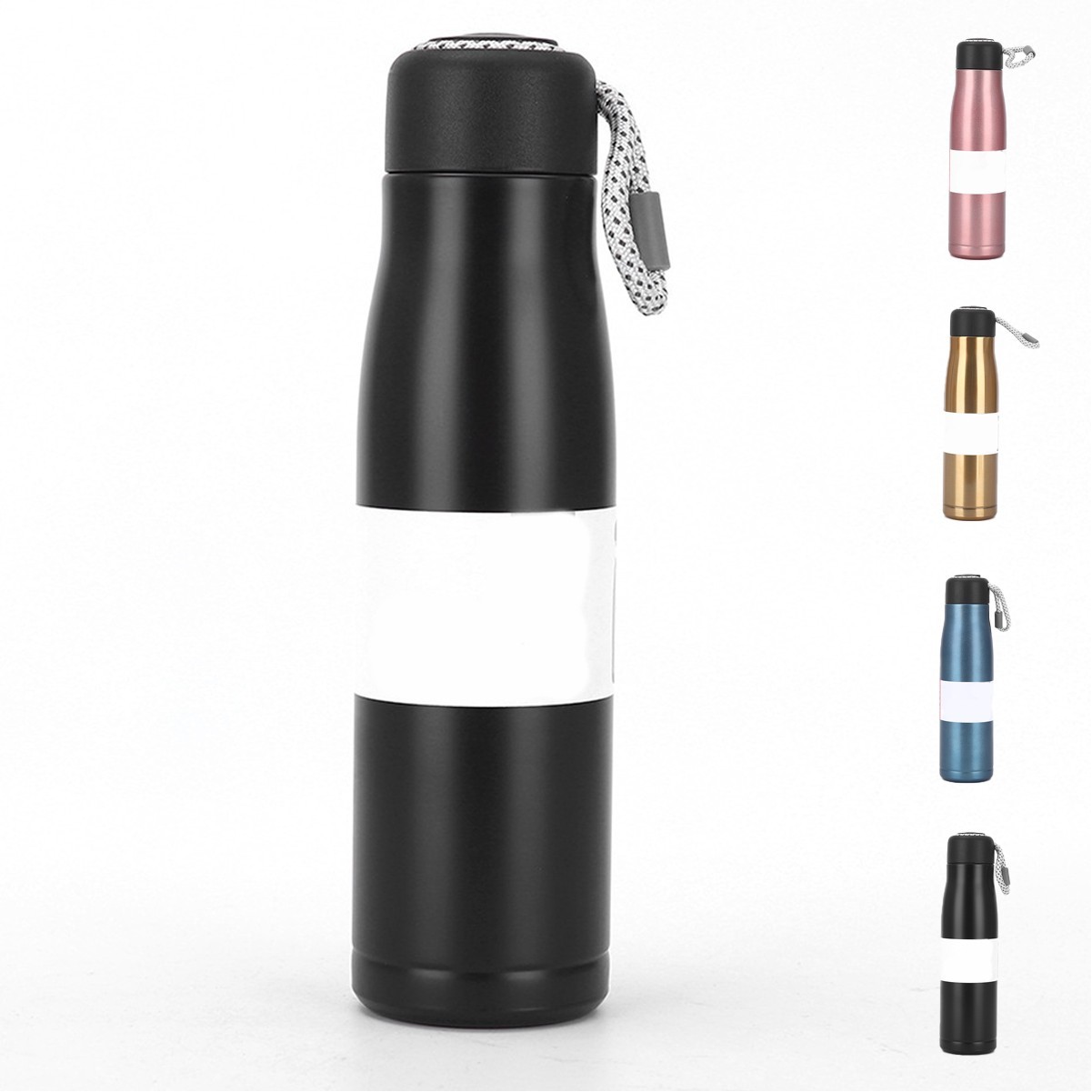 18.5oz Stainless Steel Vacuum Insulated Bottle with Strap Handle