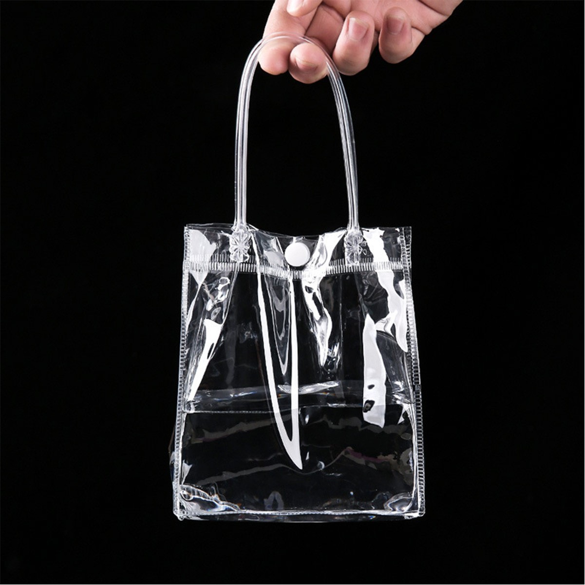 ransparent PVC Gift Tote Bag