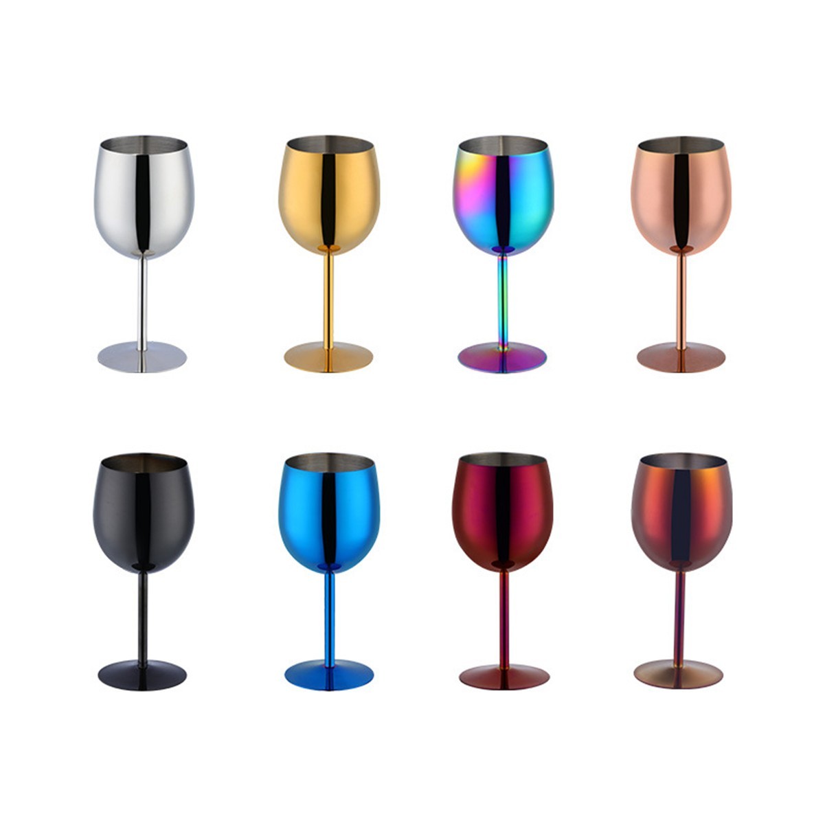 16oz Stainless Steel Wine Glass