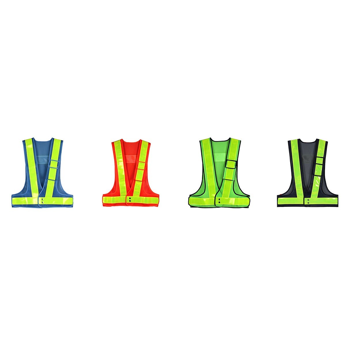 Reflective Safety Vest with Wide Striping
