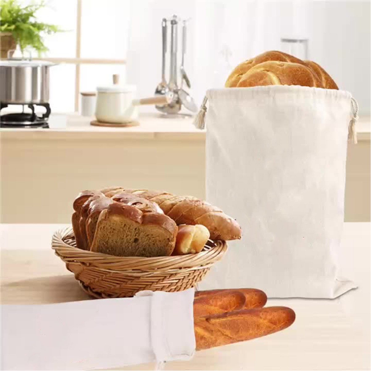Eco-Friendly Linen Storage Bag