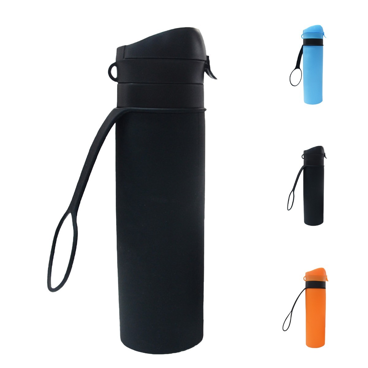 20oz Collapsible Silicone Water Bottle