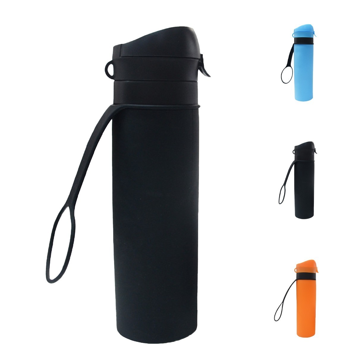 20oz Collapsible Silicone Water Bottle