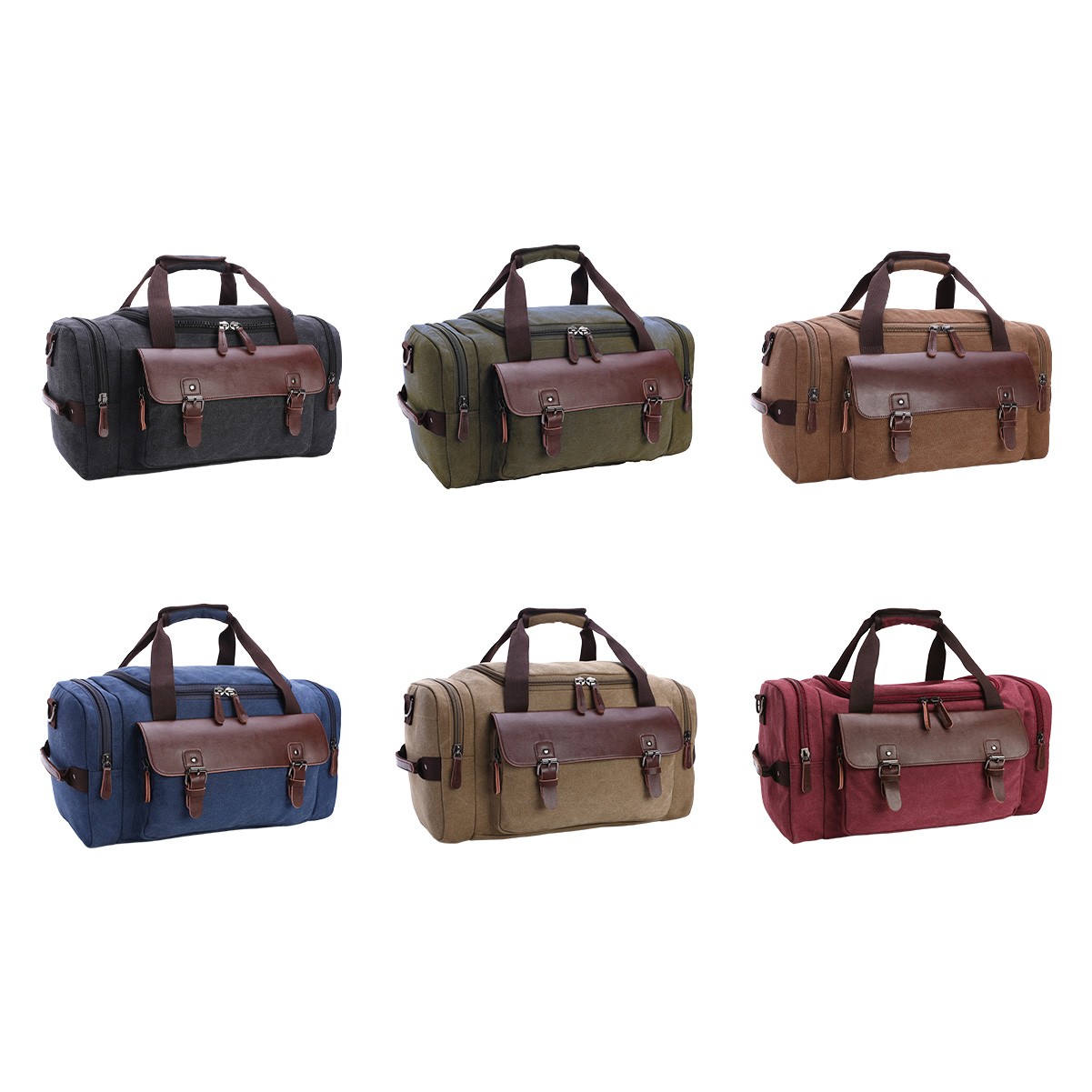 Vintage Canvas Large Travel Bag