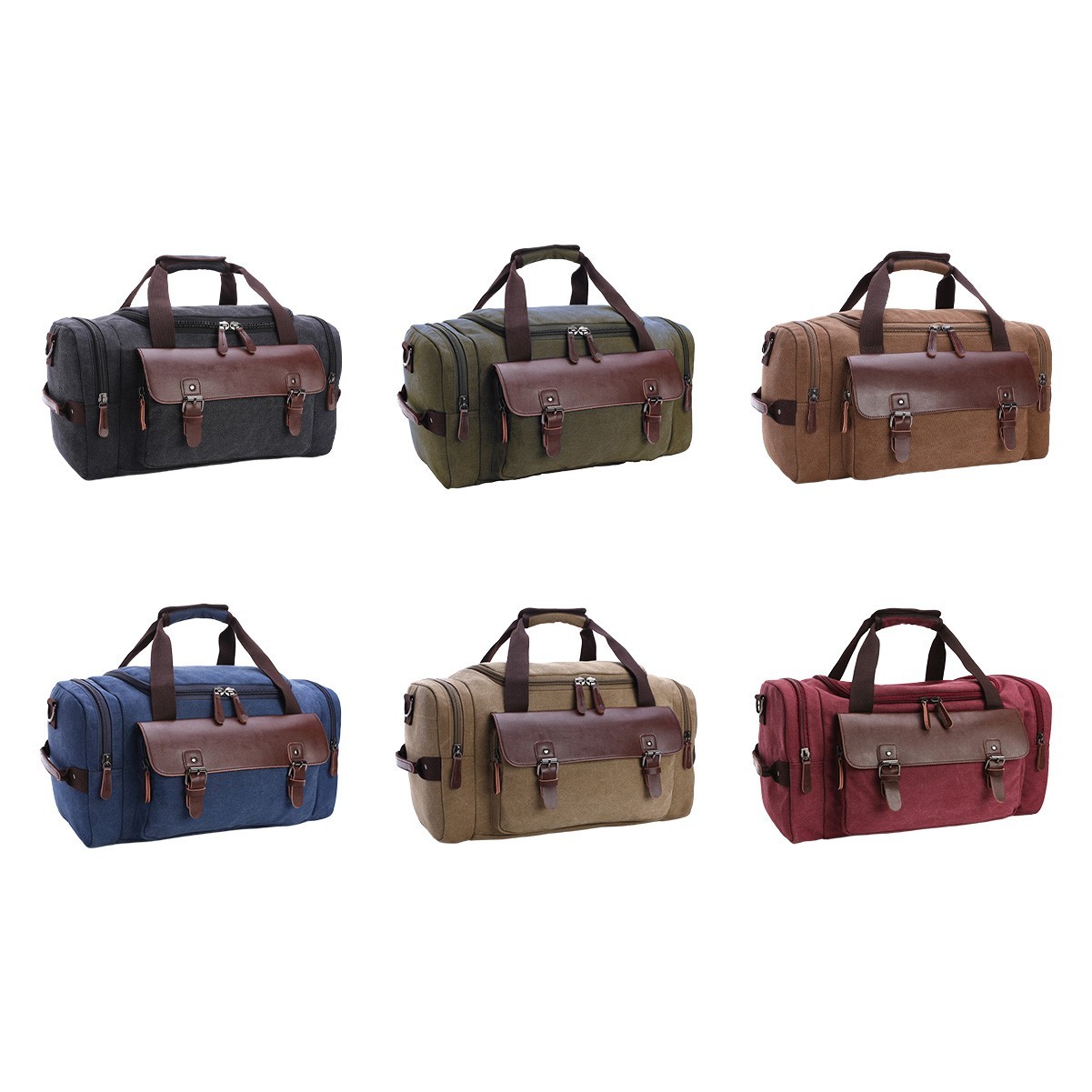 Vintage Canvas Large Travel Bag