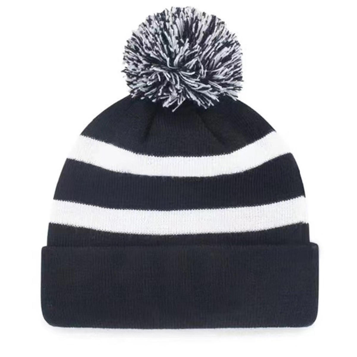 Soft Acrylic Winter Pom Hat