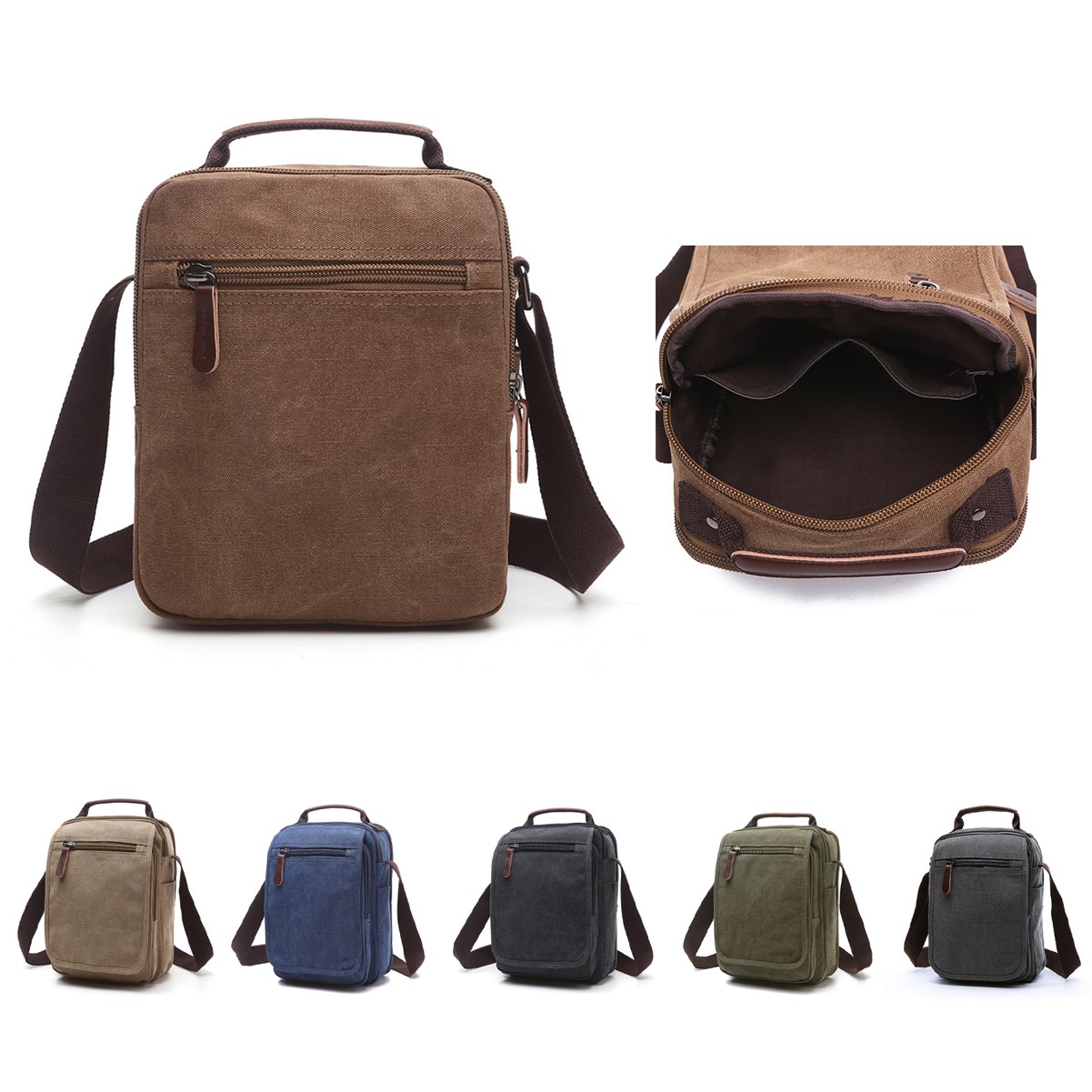 Canvas Crossbody Bag