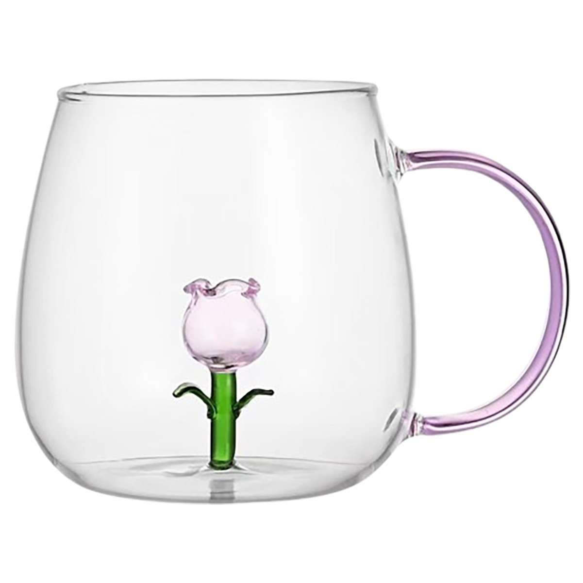 8.5oz Animal Shape Glass Coffee Mug