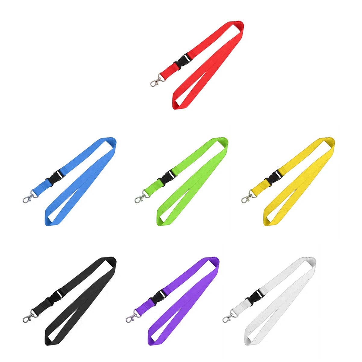 Detachable Buckle Lanyard w/ Lobster Claw