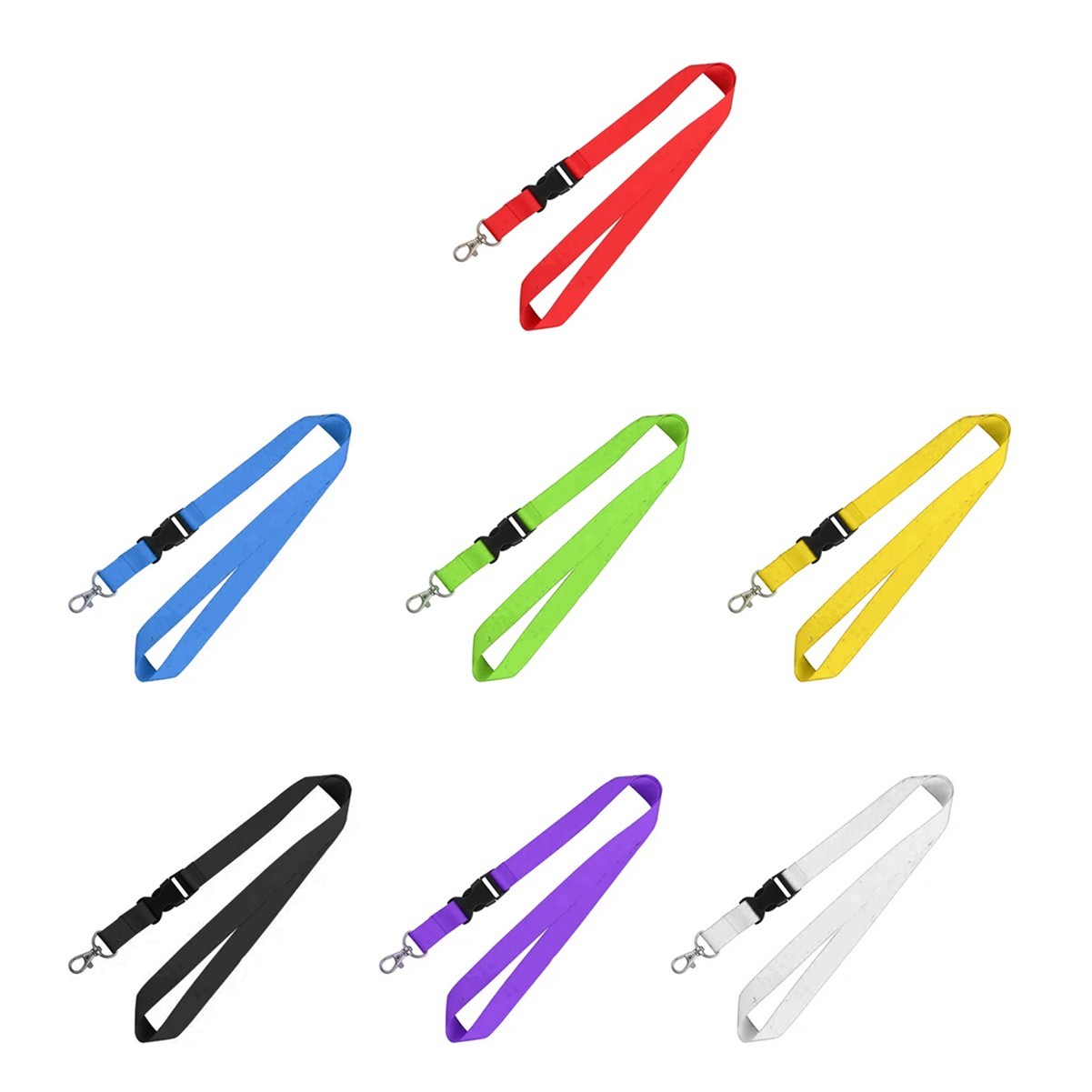 Detachable Buckle Lanyard w/ Lobster Claw