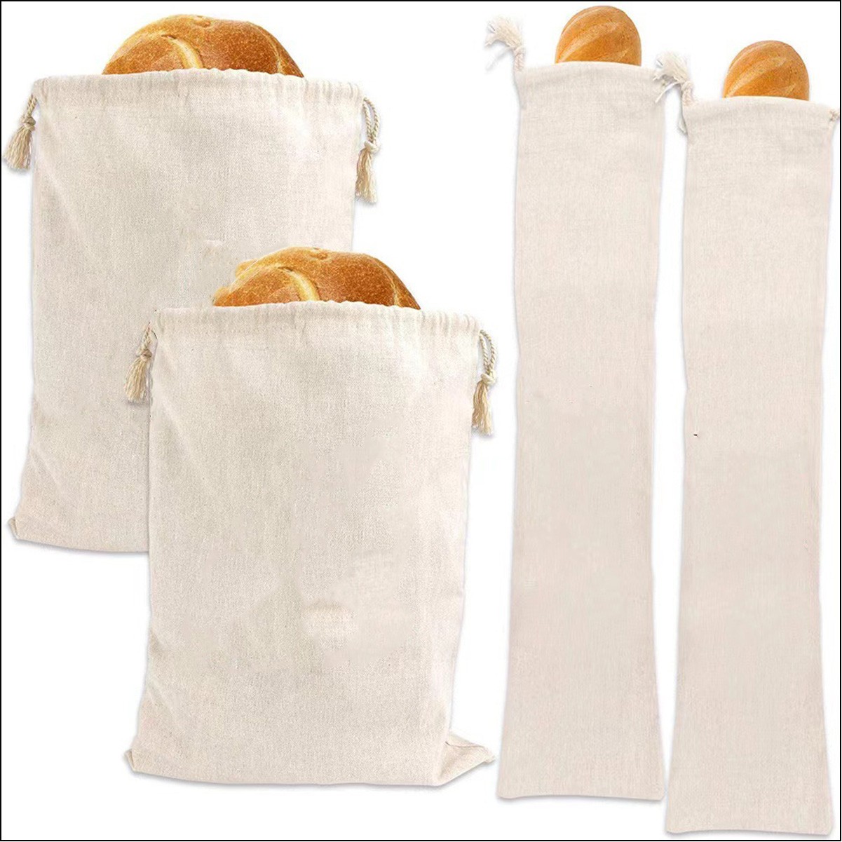 Eco-Friendly Linen Storage Bag