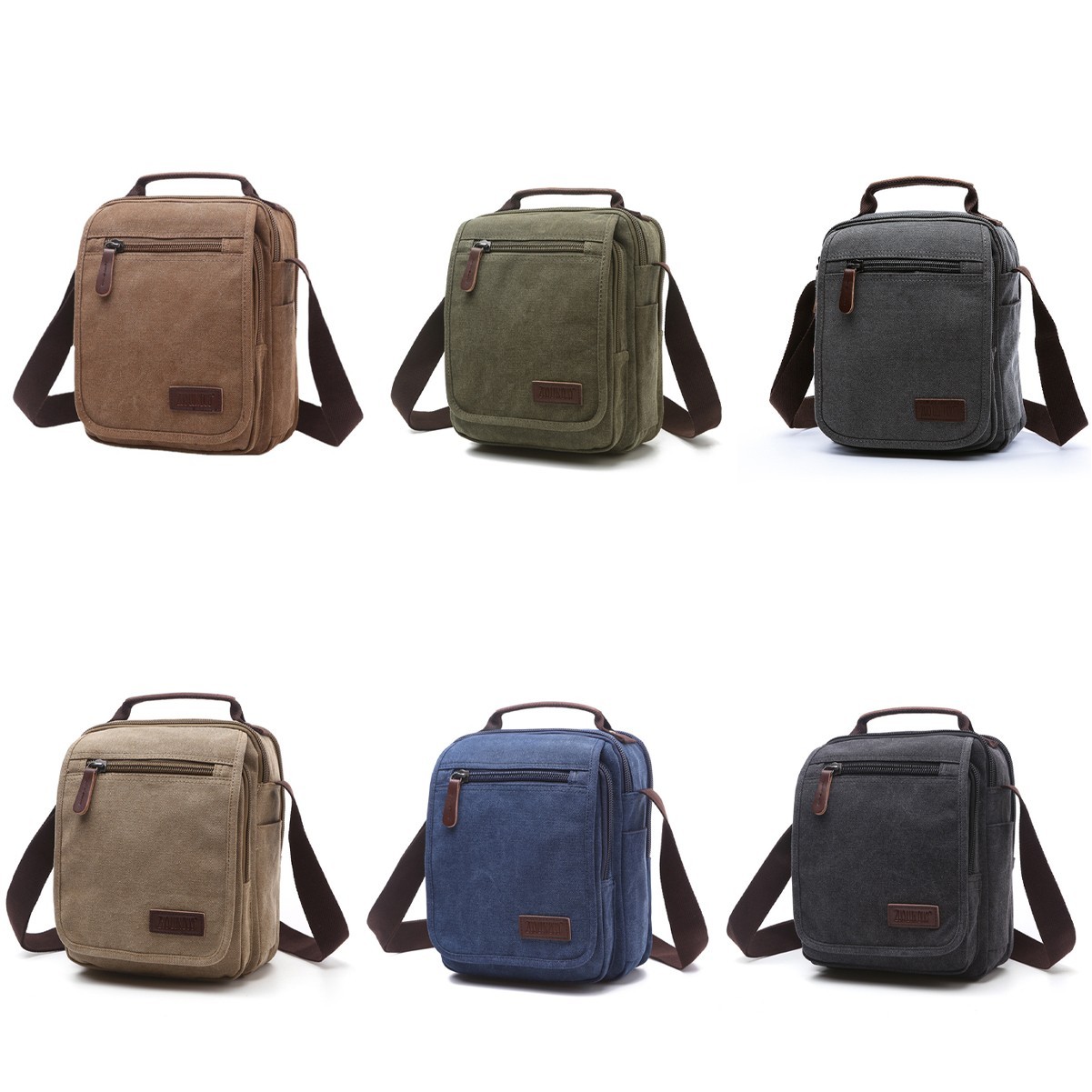 Canvas Crossbody Bag