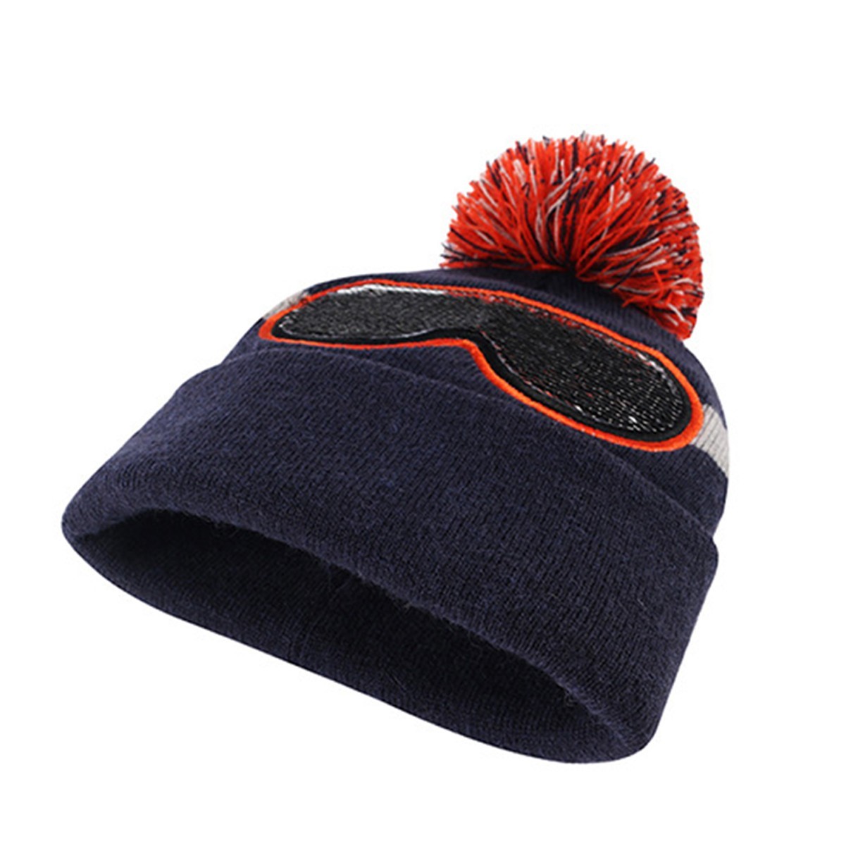 LED Light Snowman Beanie