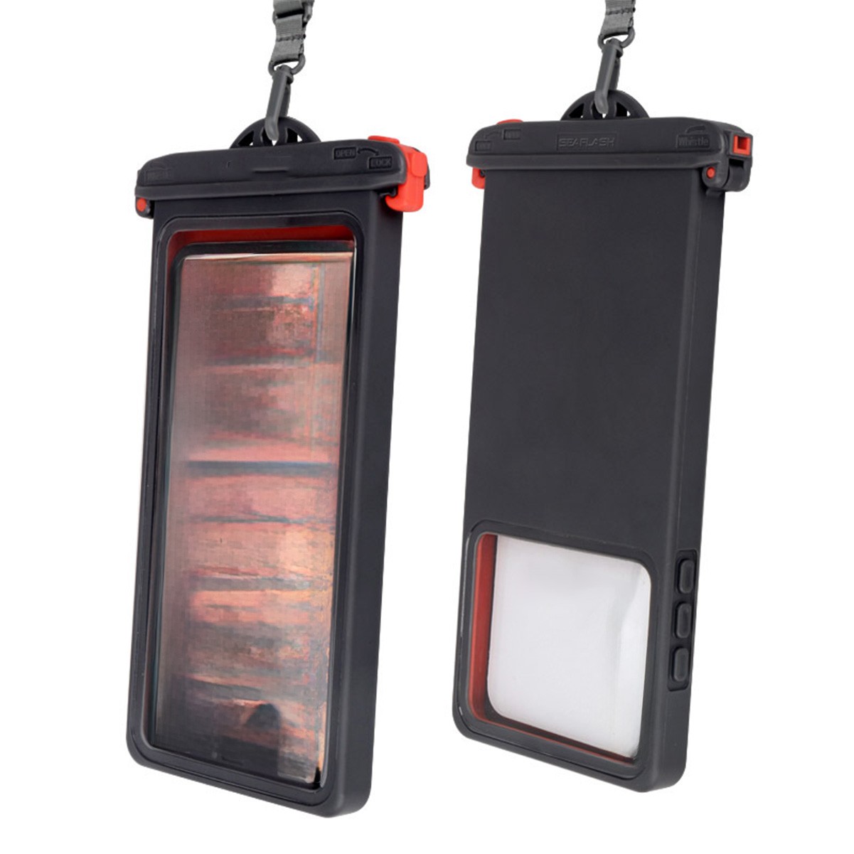 Waterproof PVC Mobile Phone Dry Bag with Floating Airbag