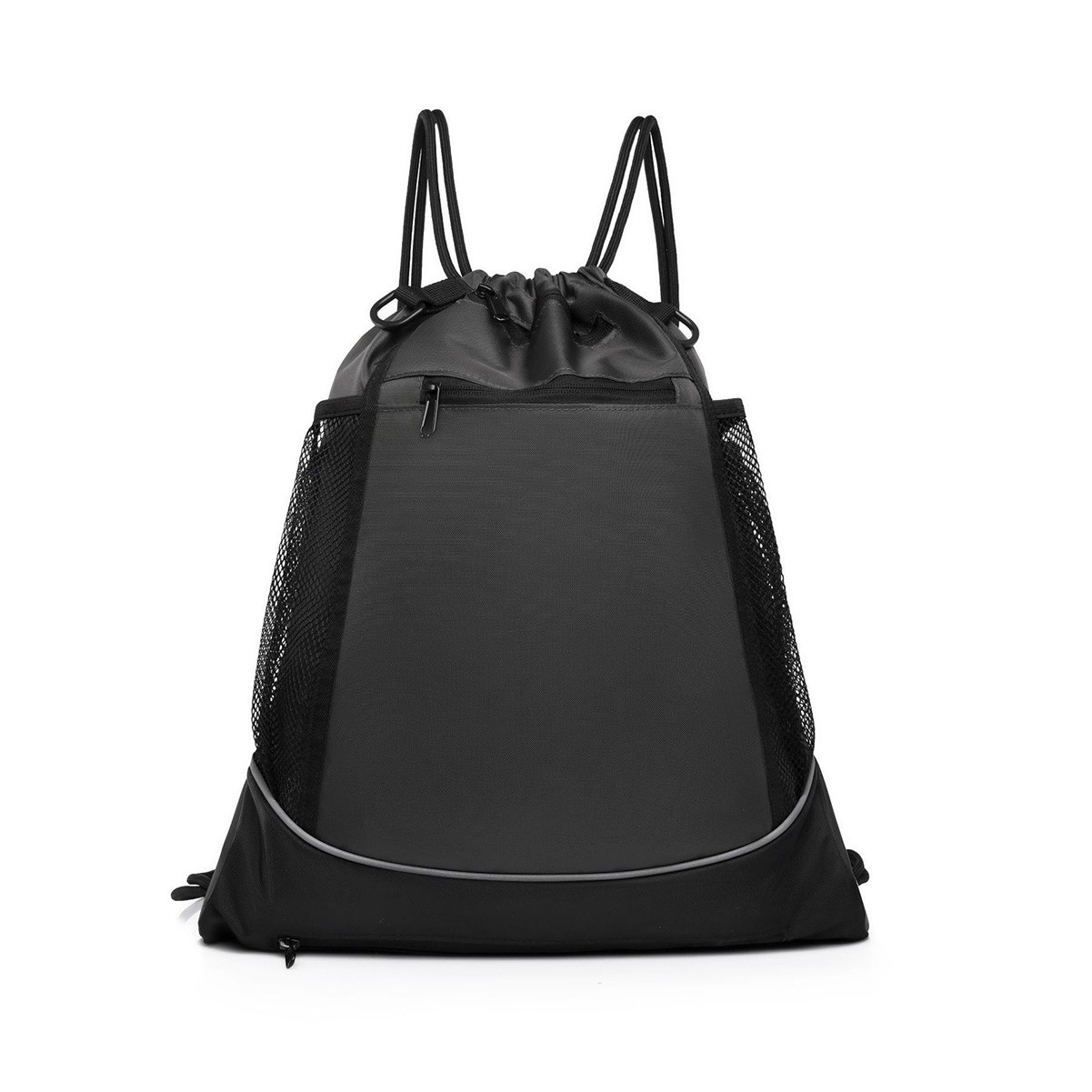 Waterproof Basketball Drawstring Backpack with Compartments