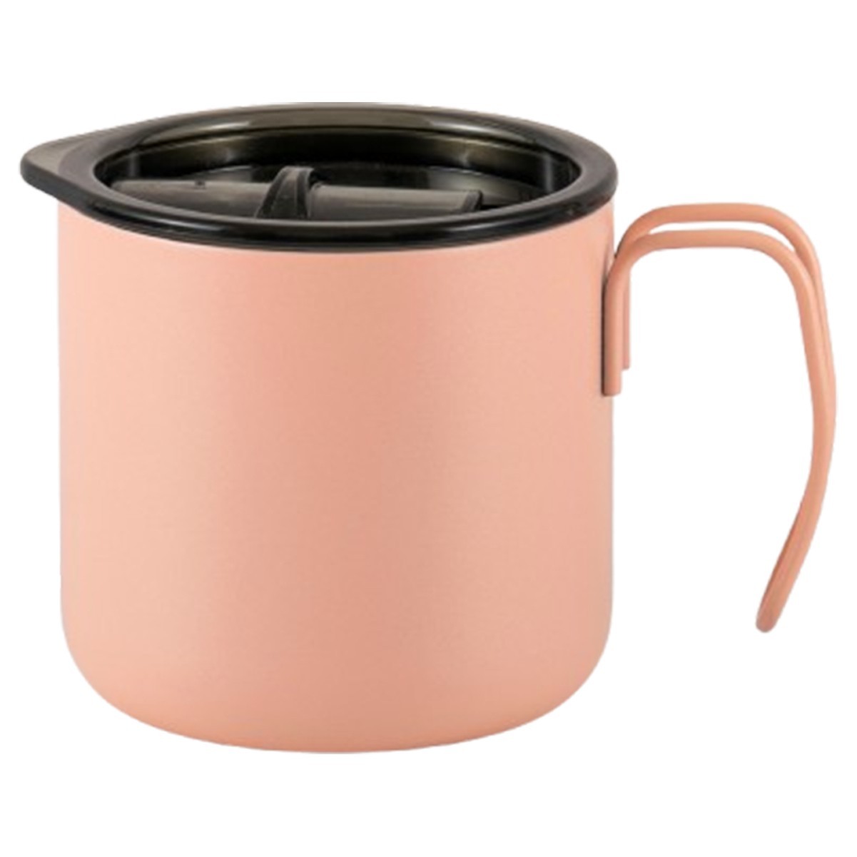 12oz Stainless Steel Vacuum Insulated Mug with Handle and Lid and Slide Opening