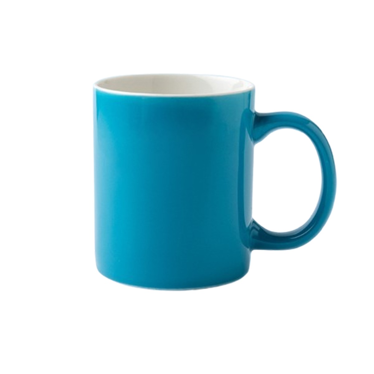 12oz Wooden Handled Ceramic Mug