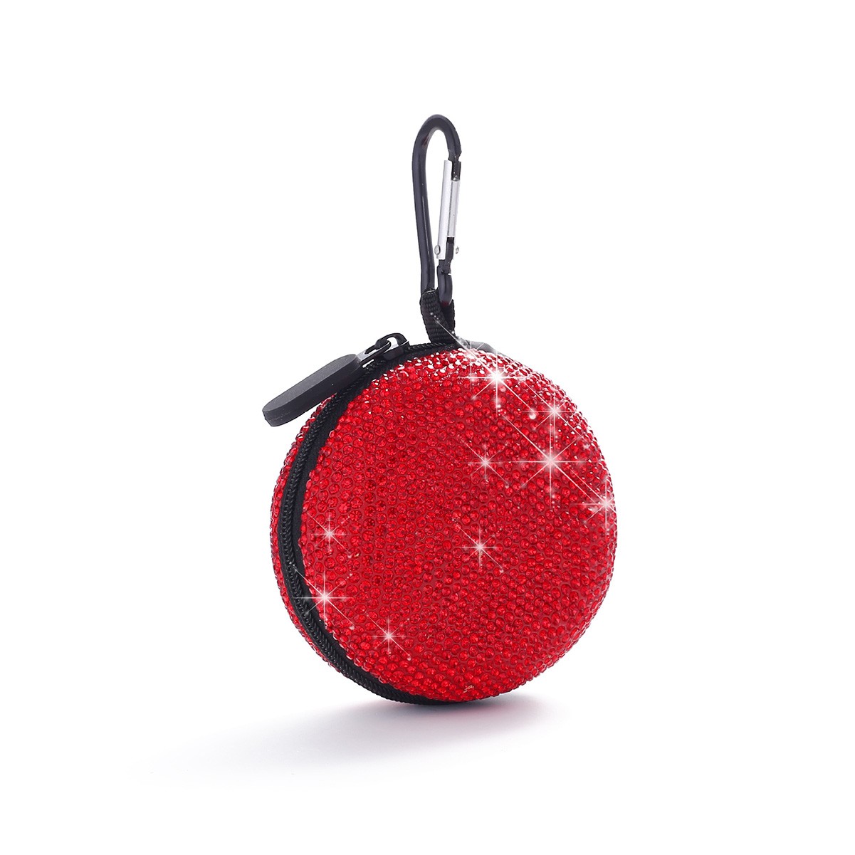 Elegant Rhinestone-studded Earphone Organizer