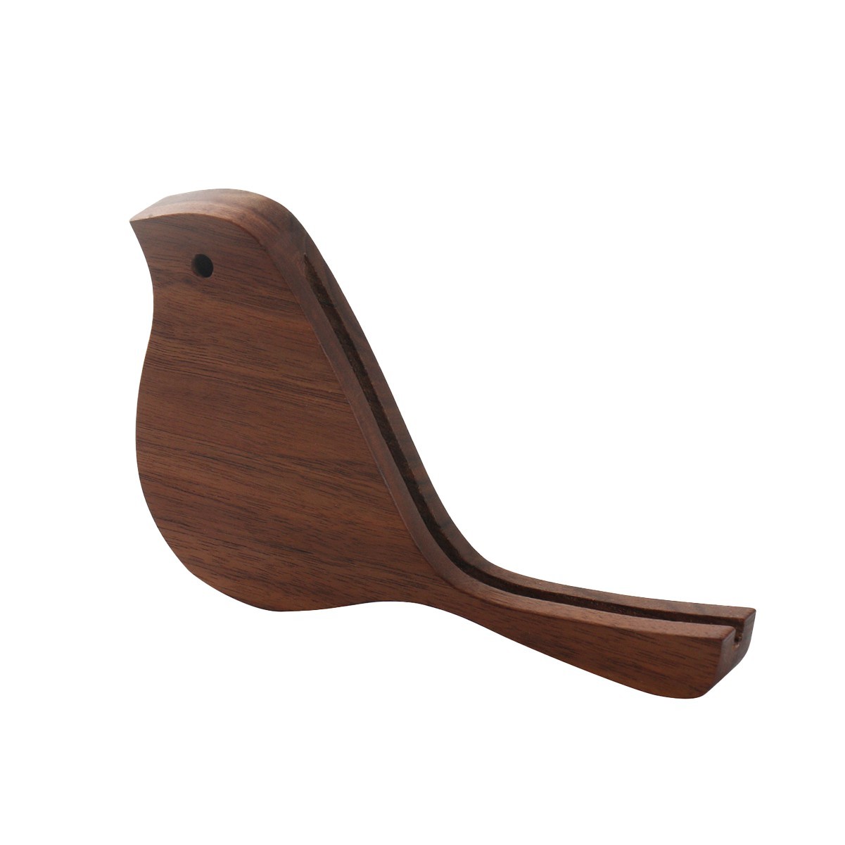 Wooden Bird Shape Desk Card Holder