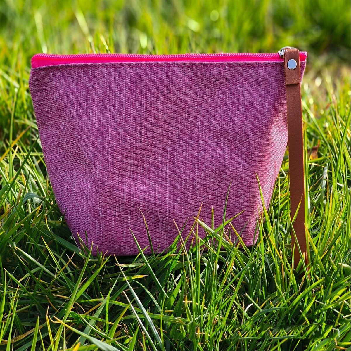 Oxford Zip-Top Cosmetic Bag